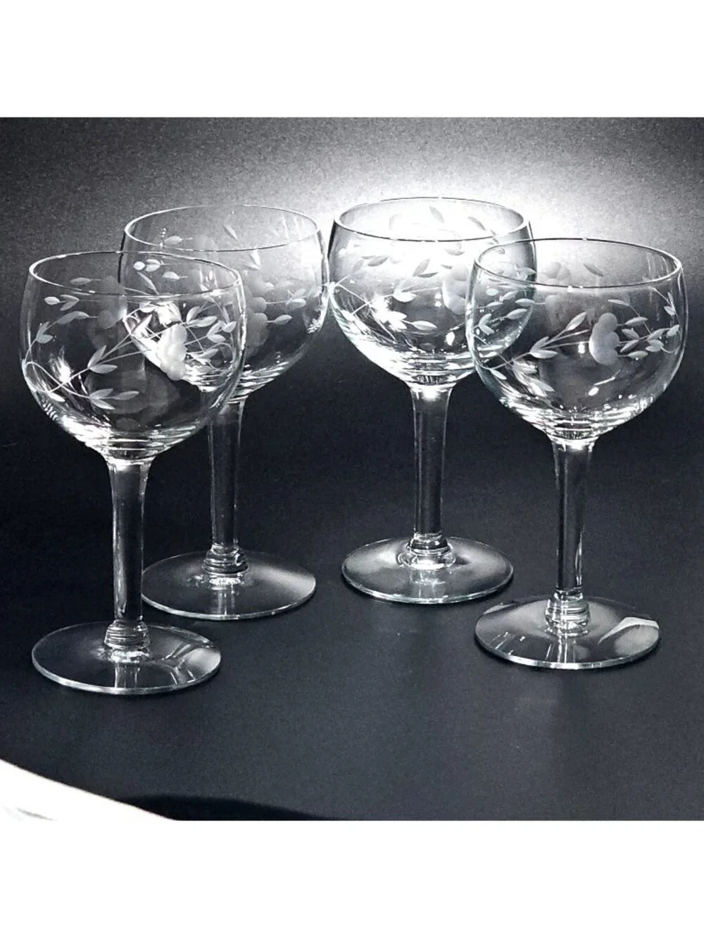 4 Princess House Heritage Cocktail Glasses 5